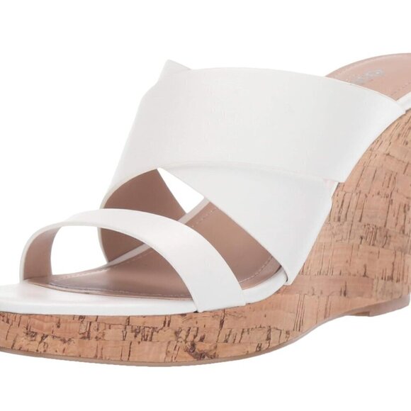 Charles by Charles David Women's Leslie Wedge cork strappy Sandal Sz. 8.5 - Picture 2 of 10
